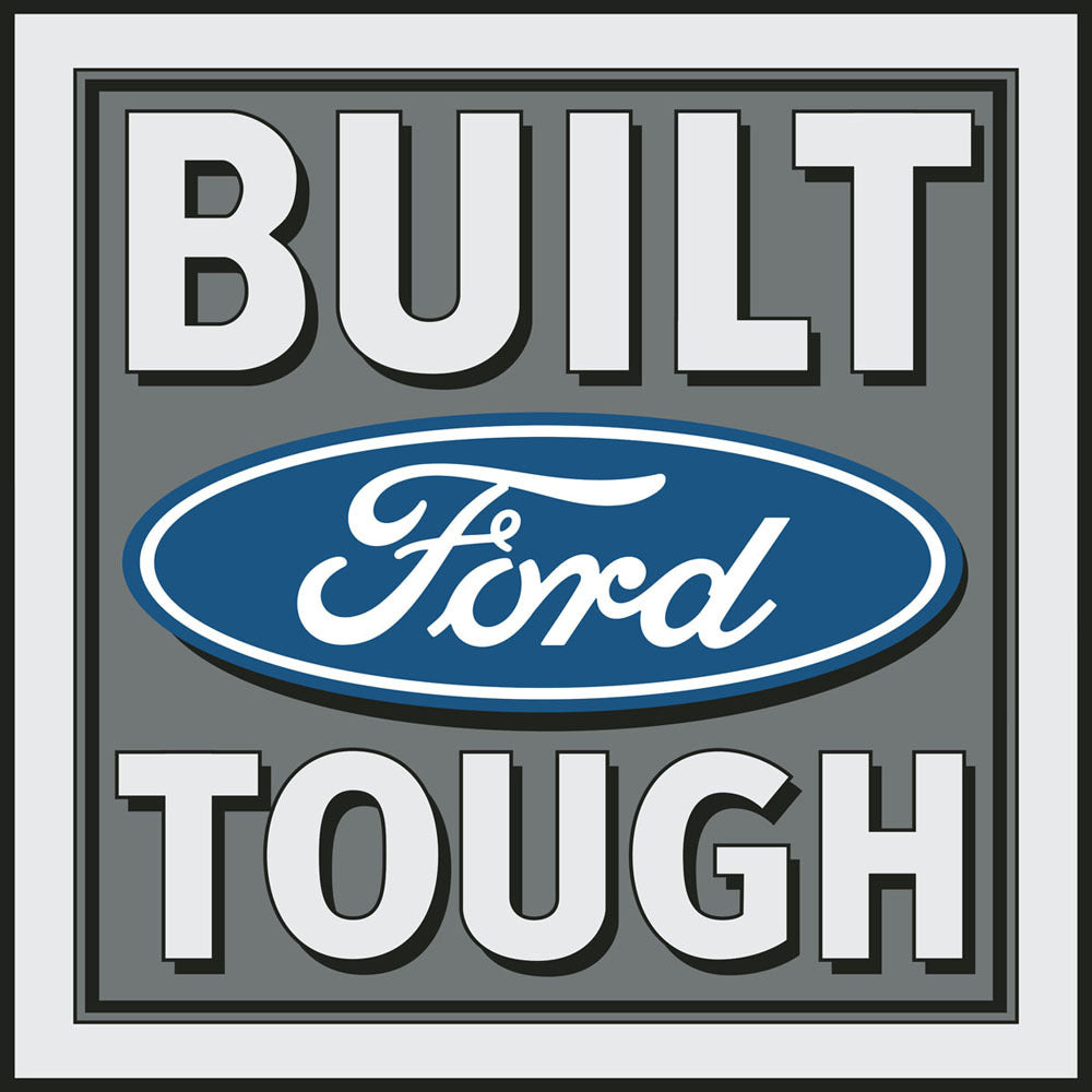 2007 Built Ford Tough Logo Sign 0003-0373-1