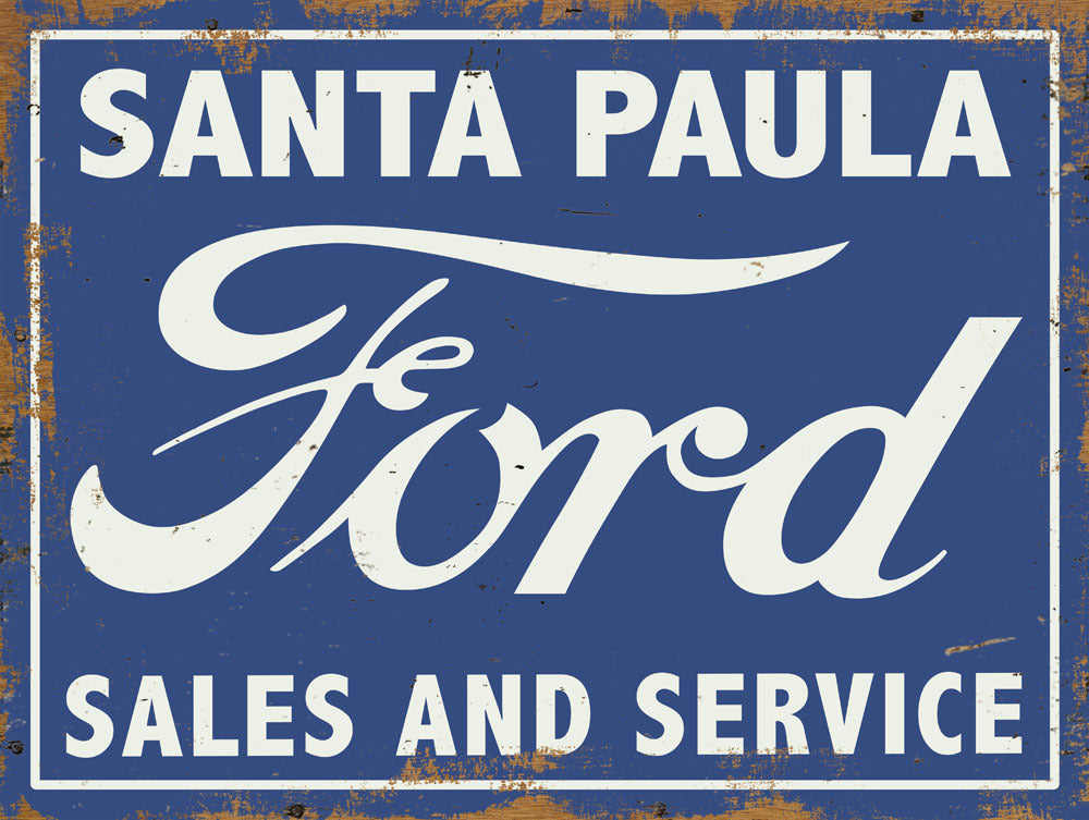 Ford Sales And Service Custom Decal