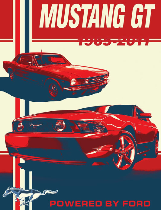 Mustang GT Past Present 0003-6975