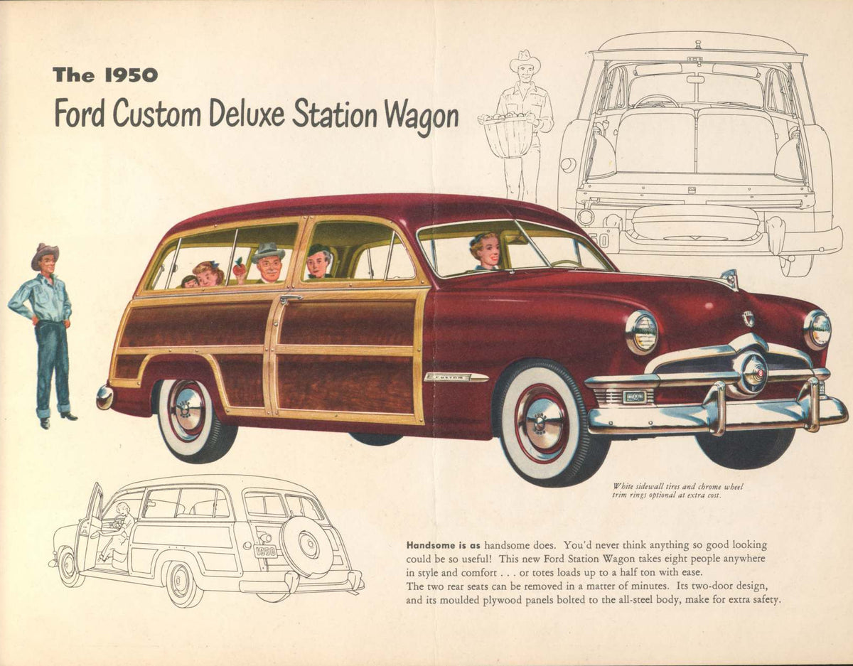 1950 Ford Custom Deluxe Station Wagon 0050-0005
