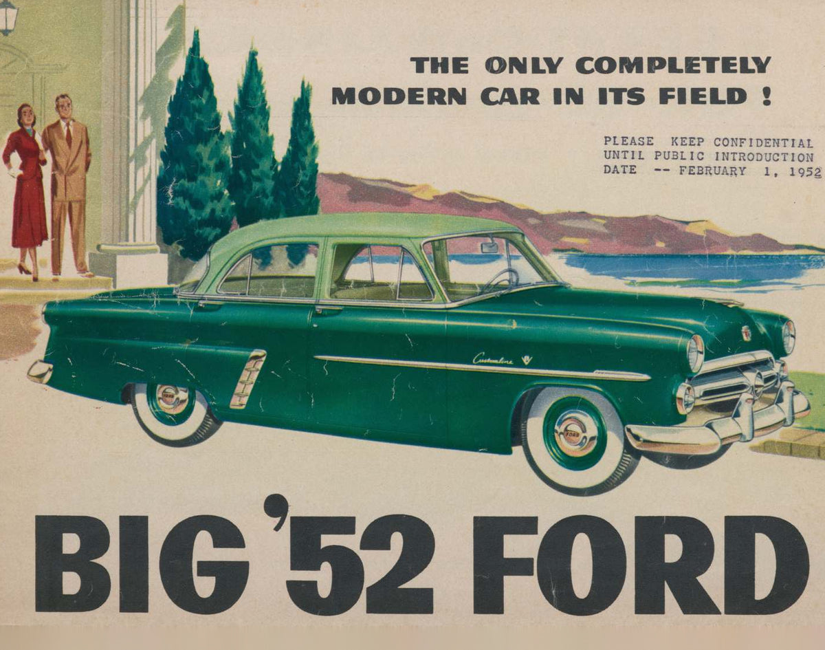 1952 Ford Customline Fordor Sedan 0052-0001