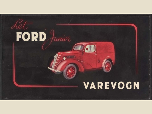1952 ford junior half ton van Brochure Page 1 0052-0011 — 18×24 proportions