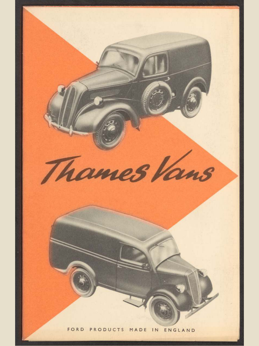 1952 ford thames vans Brochure Page 1 0052-0013 — 18×24 proportions