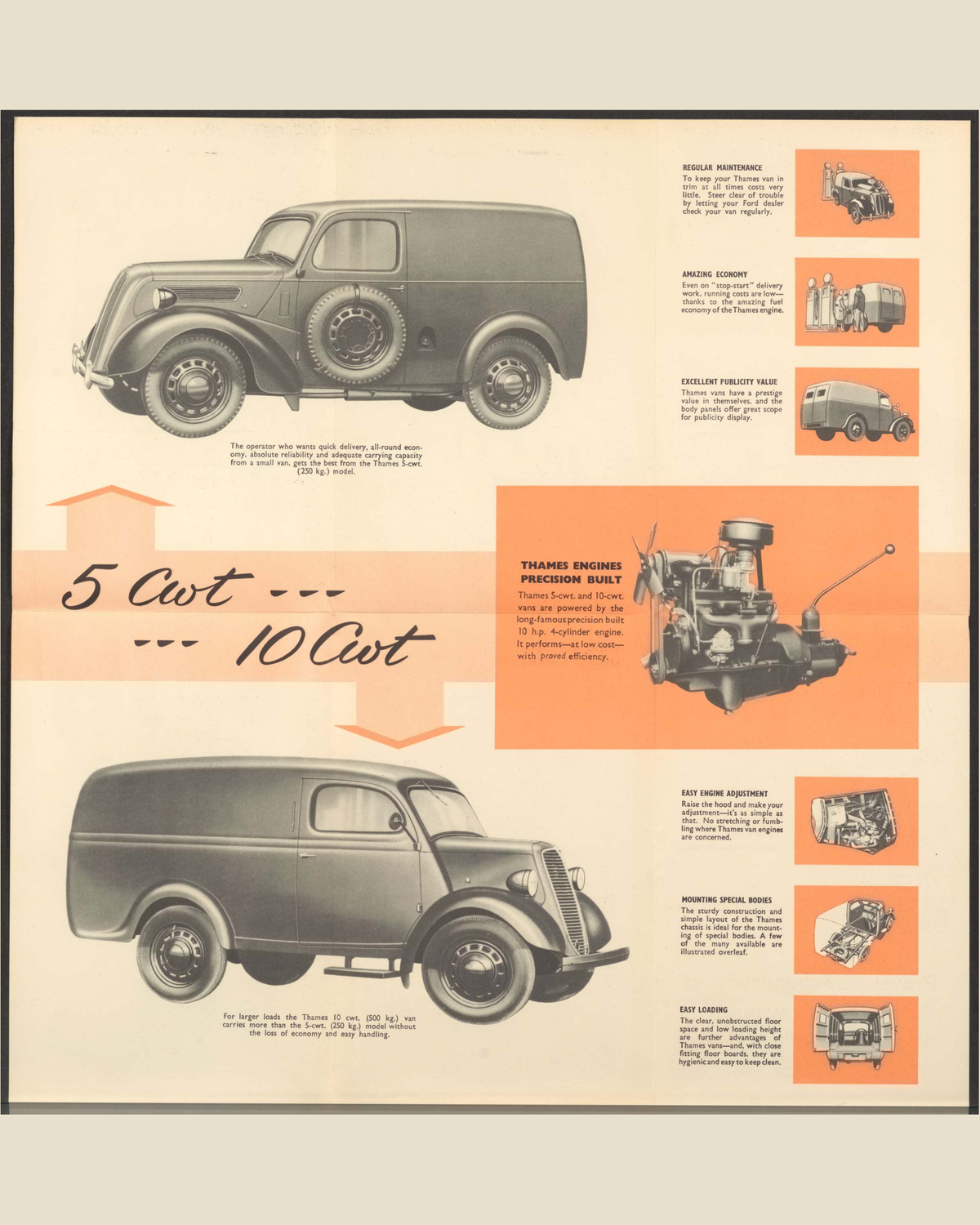 1952 ford thames vans Brochure Page 4 0052-0014 — 16×20 proportions