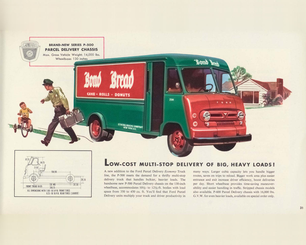 1953 Ford P-500 Parcel Delivery 0053-0011