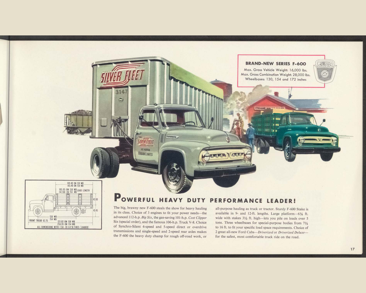1953 ford truck line Brochure Page 17 0053-0024 — 16×20 proportions