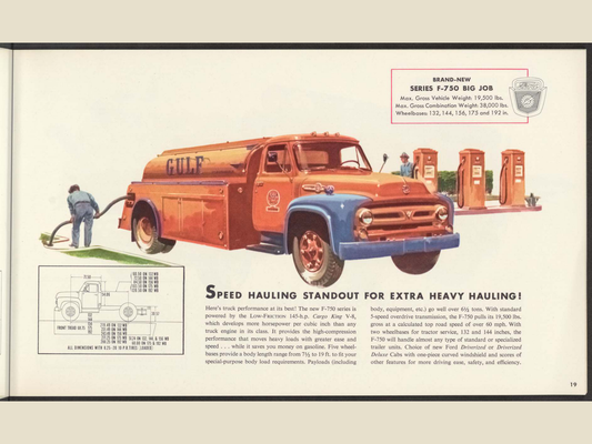 1953 ford truck line Brochure Page 19 0053-0026 — 18×24 proportions