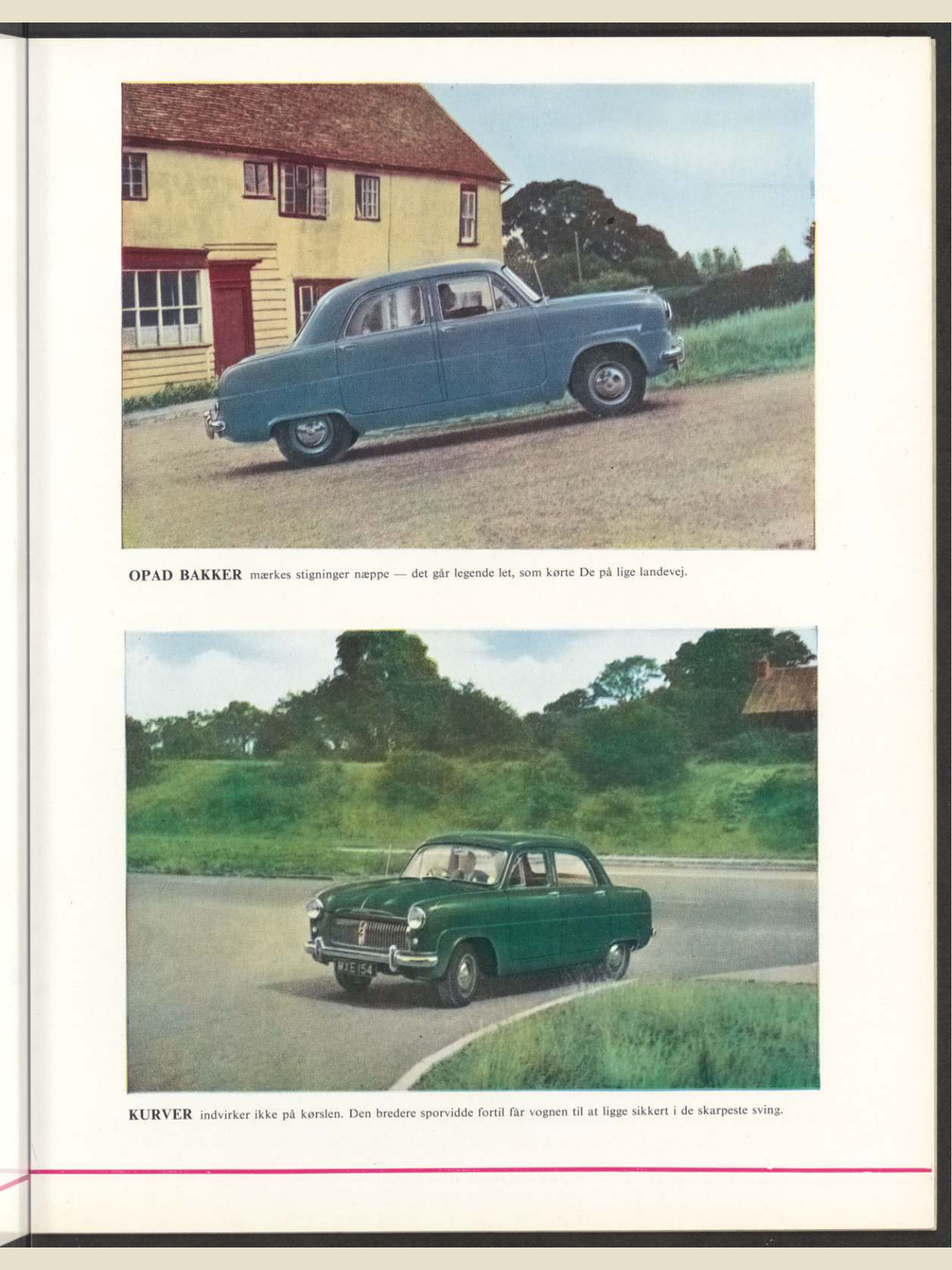 1953 ford consul eota and zephyr six Brochure Page 9 0053-0036 — 18×24 proportions