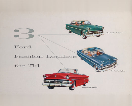 1954 Ford Crestline Fashion Leaders 0054-0004