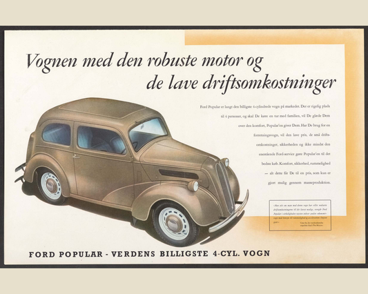 1954 ford popular 103e Brochure Page 2 0054-0034 — 16×20 proportions