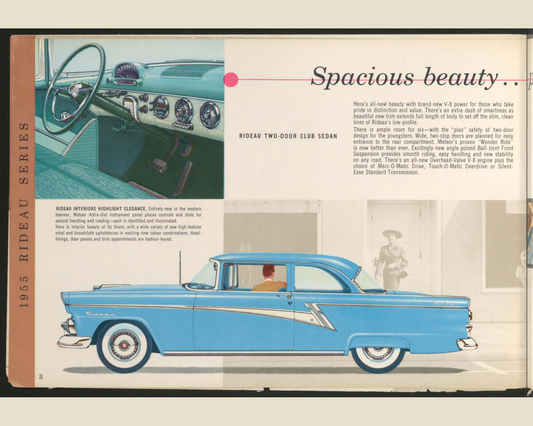 1955 Meteor Lineup Brochure Page 8 0055-0025 — 16×20 proportions