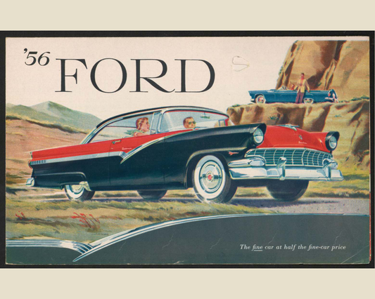 1956 Ford Vehicles Brochure Page 1 0056-0020 — 16×20 proportions