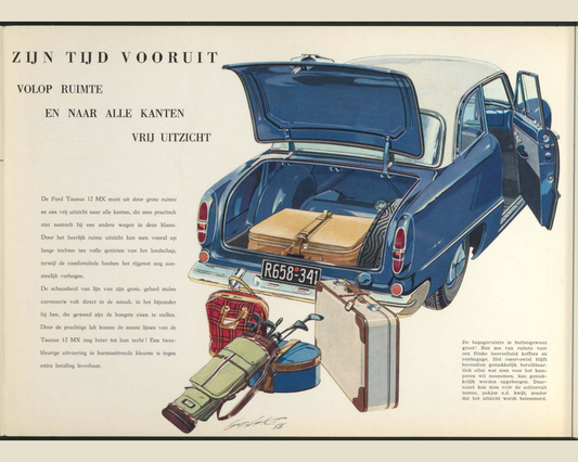 1956 Ford Taunus 12 MX Brochure Page 4 0056-0039 — 16×20 proportions