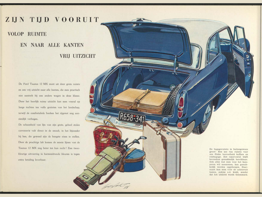 1956 Ford Taunus 12 MX Brochure Page 4 0056-0039 — 18×24 proportions