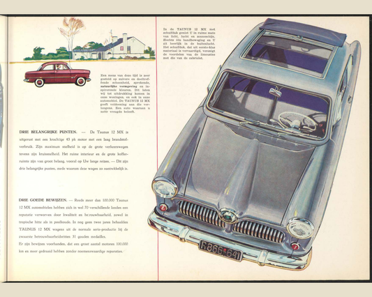 1956 Ford Taunus 12 MX Brochure Page 5 0056-0040 — 16×20 proportions