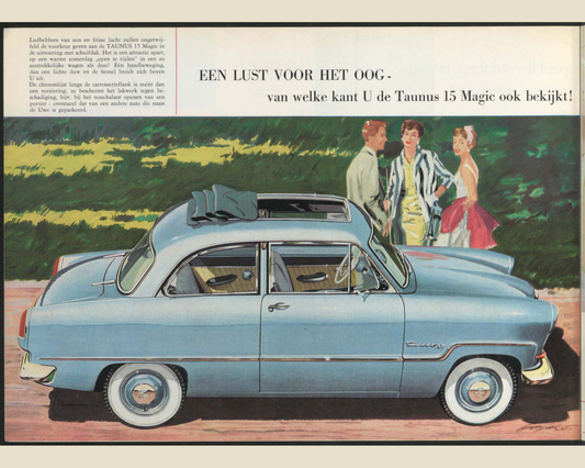 1956 Ford Taunus 15 M Brochure Page 6 0056-0042 — 16×20 proportions