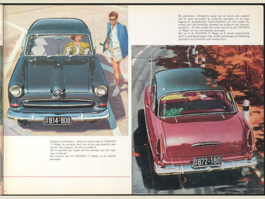 1956 Ford Taunus 15 M Brochure Page 7 0056-0043 — 18×24 proportions