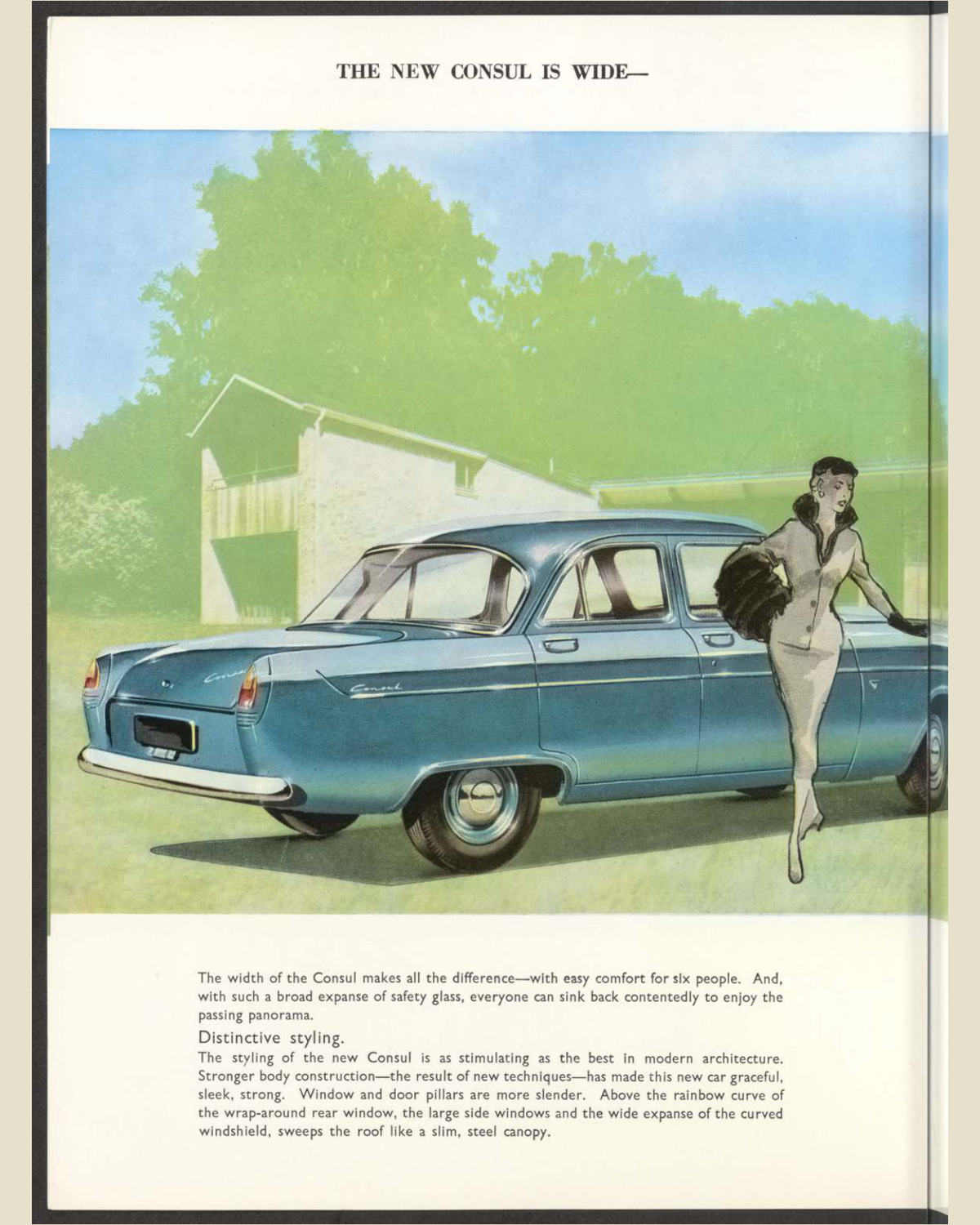 1956 ford consul mk 2 Brochure Page 4 0056-0045 — 16×20 proportions