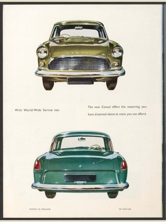 1956 ford consul mk 2 Brochure Page 12 0056-0046 — 18×24 proportions
