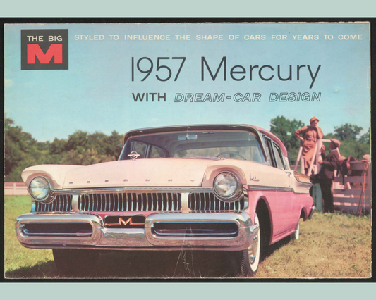 1957 Mercury Big M Vehicles Brochure Page 1 0057-0000 — 16×20 proportions