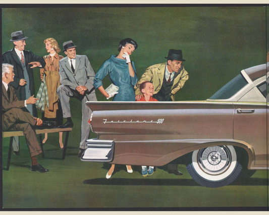 1957 Ford Fairlane and Fairlane 500 Brochure Page 3 0057-0019 — 16×20 proportions