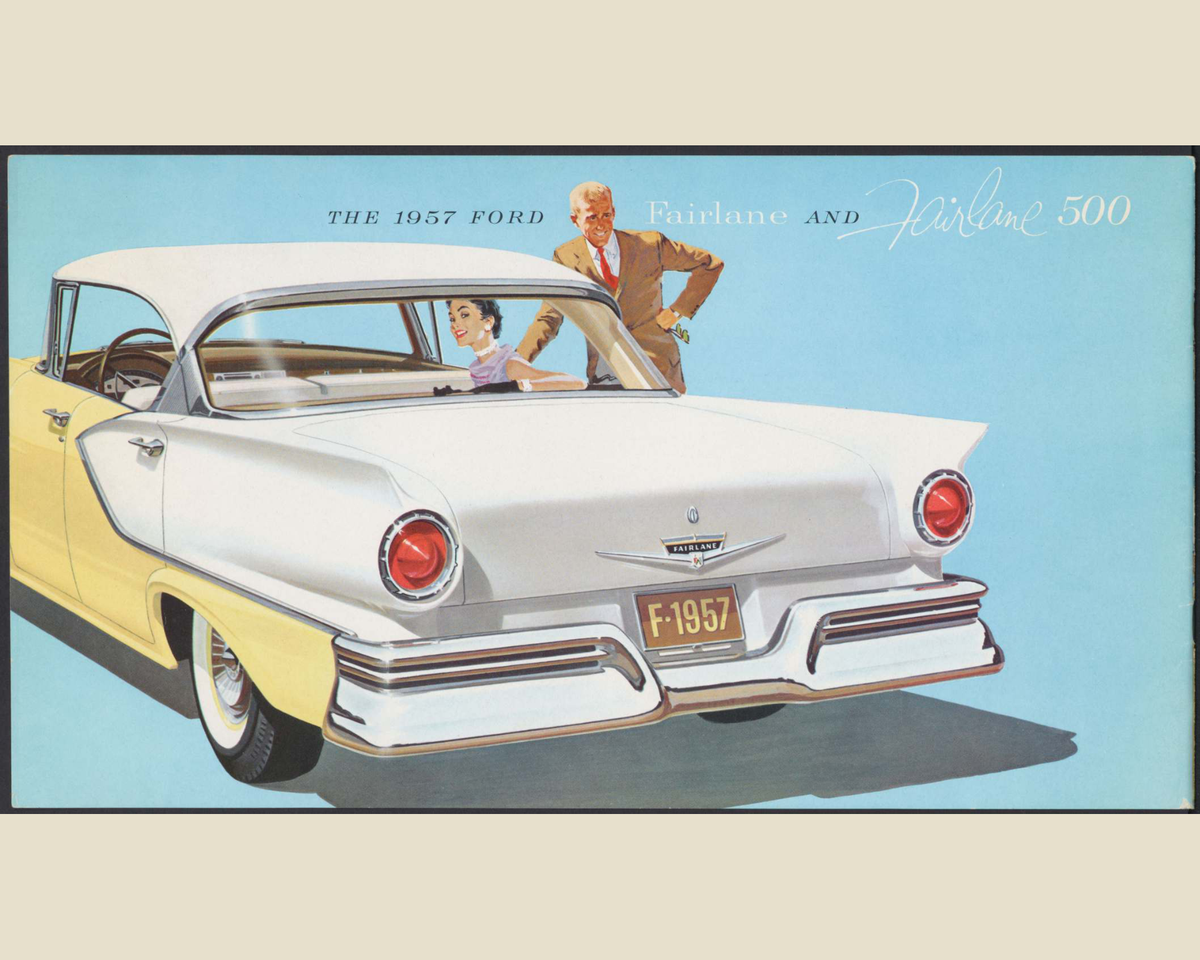 1957 Ford Fairlane and Fairlane 500 Brochure Page 26 0057-0031 — 16×20 proportions