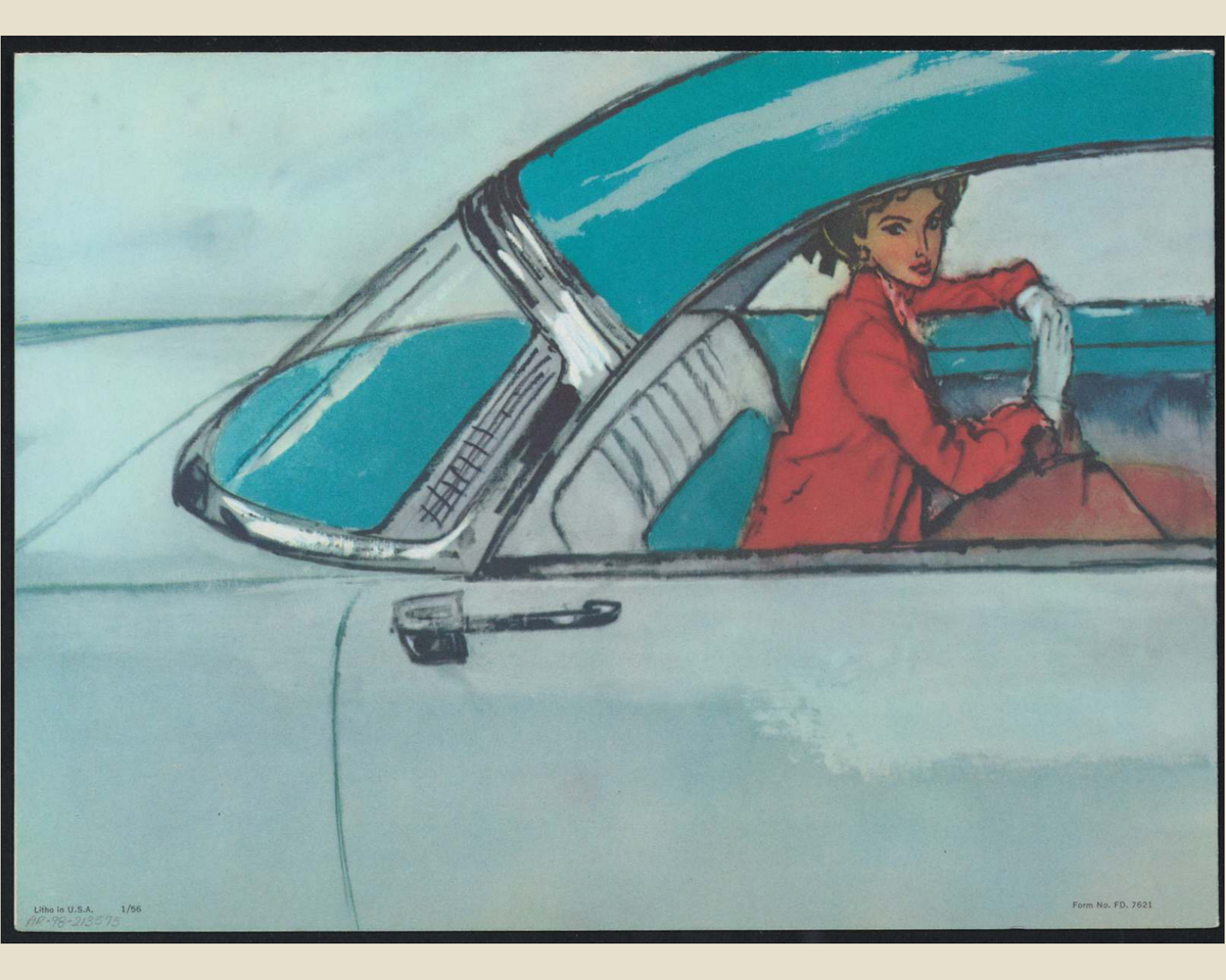 1957 Ford Fordor Victoria Brochure Page 4 0057-0045 — 16×20 proportions
