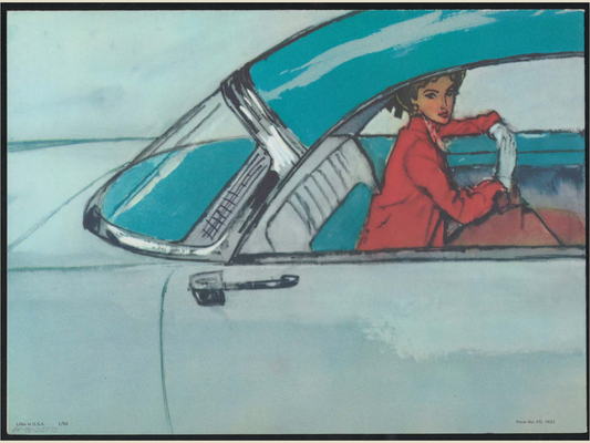 1957 Ford Fordor Victoria Brochure Page 4 0057-0045 — 18×24 proportions