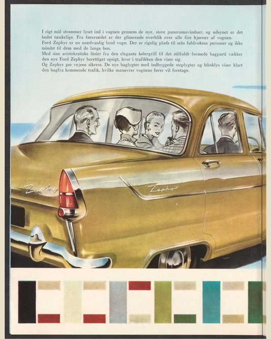 1957 ford zephyr mk 2 Brochure Page 6 0057-0066 — 16×20 proportions