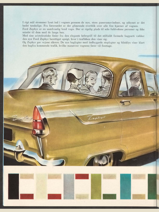 1957 ford zephyr mk 2 Brochure Page 6 0057-0066 — 18×24 proportions