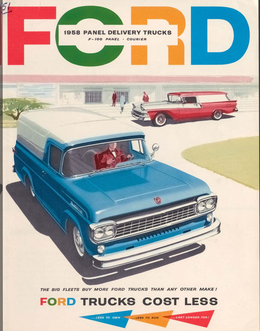 1958 Ford F-100 Panel and Courier 0058-0001