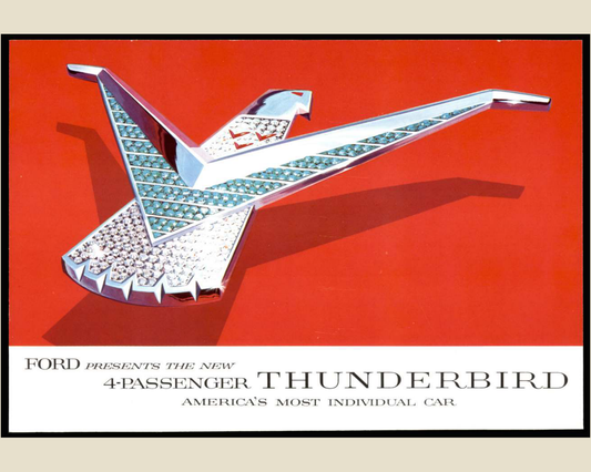1958 Ford Thunderbird Brochure Page 1 0058-0010 — 16×20 proportions