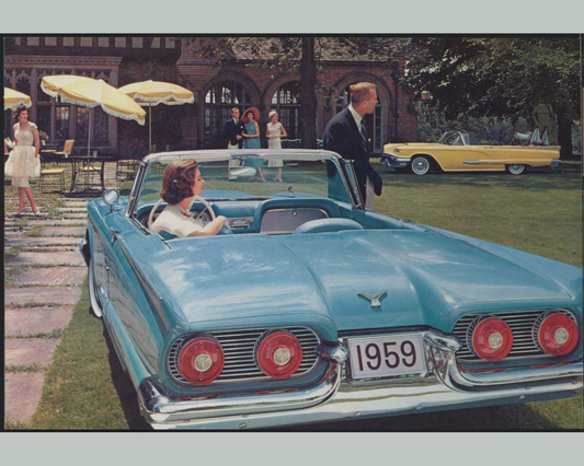 1959 Ford Thunderbird Brochure Page 4 0059-0014 — 16×20 proportions