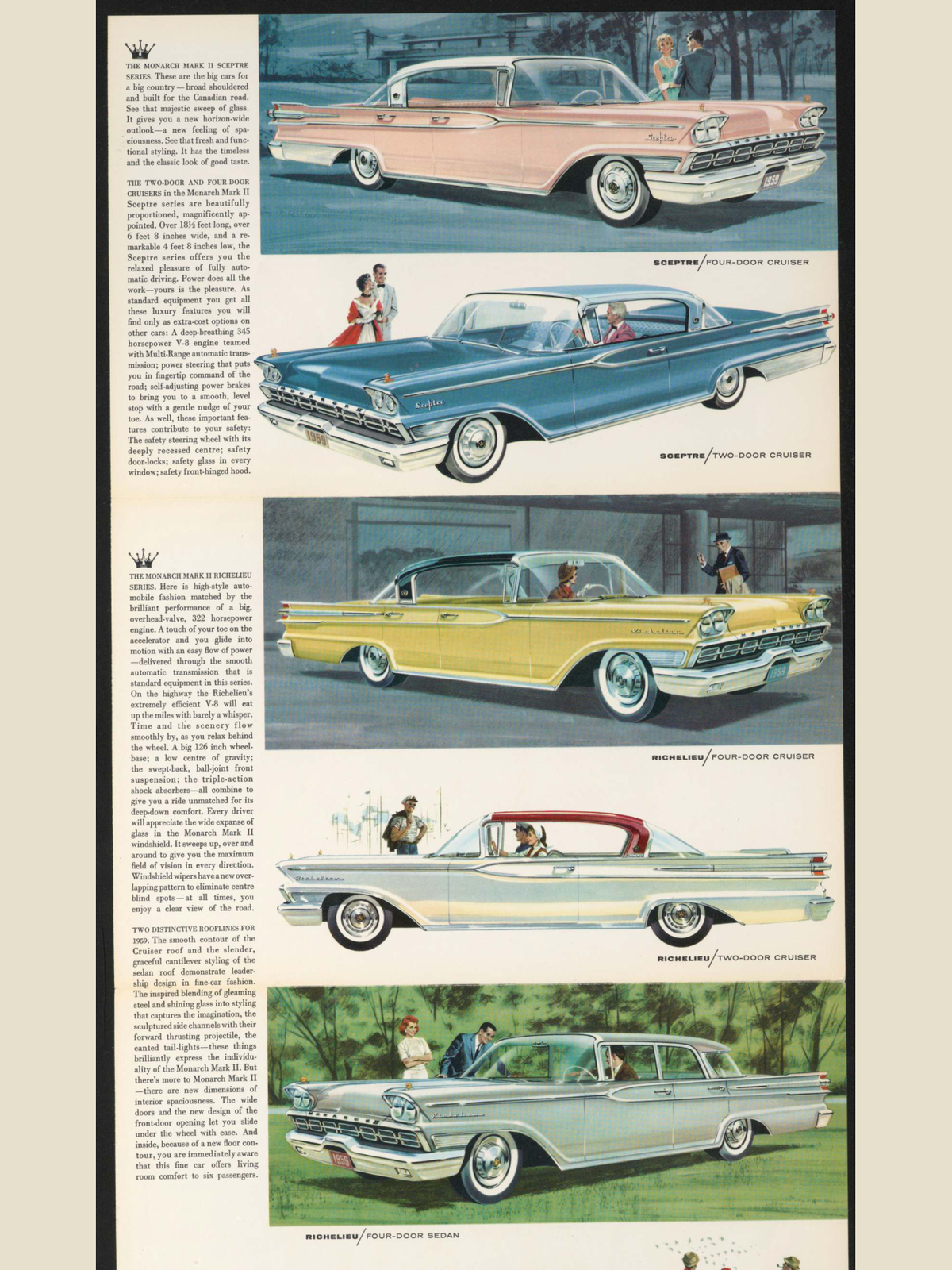 1959 Ford Monarch Mark II Brochure Page 3 0059-0035 — 18×24 proportions