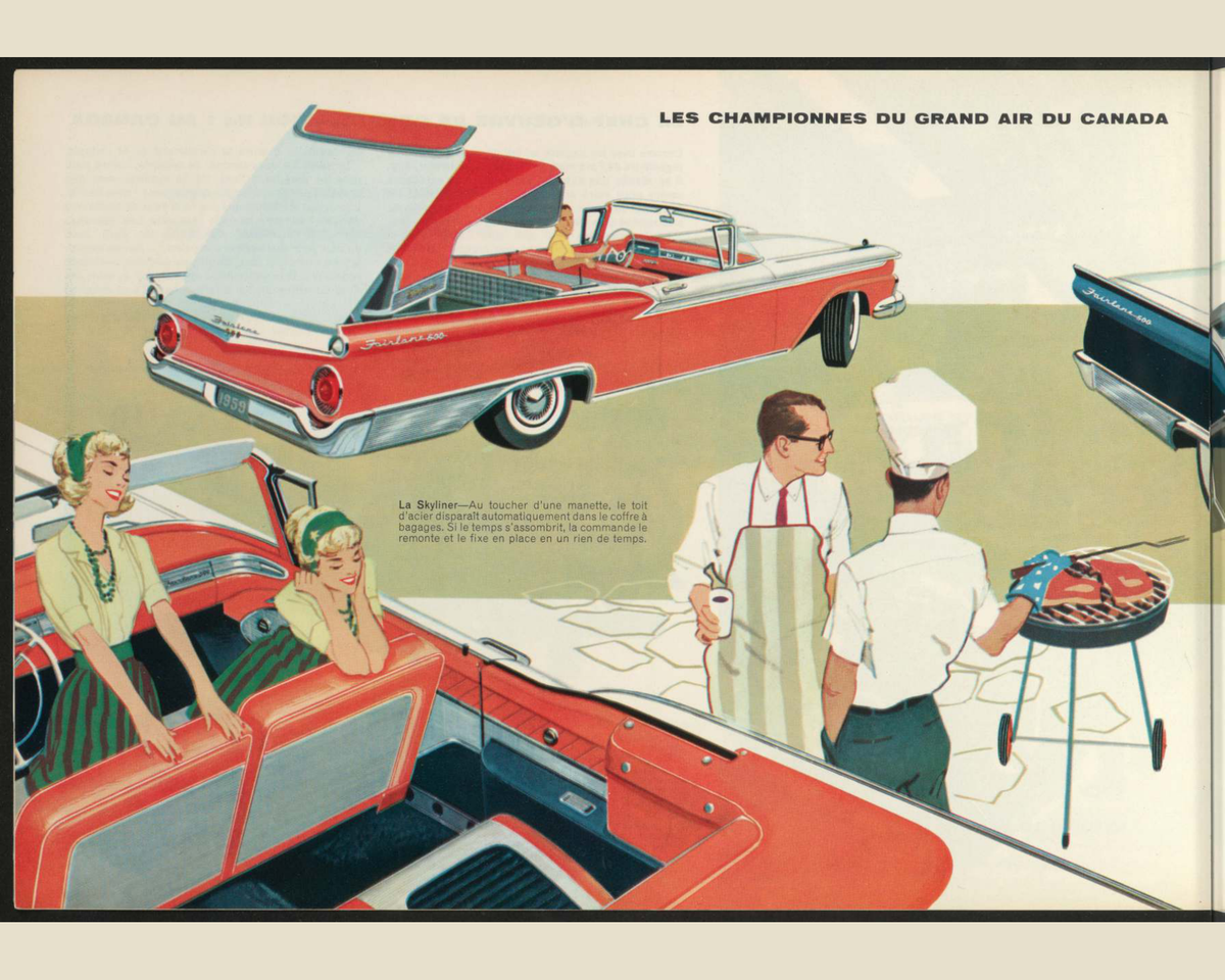 1959 Ford Vehicles Brochure Page 8 0059-0038 — 16×20 proportions