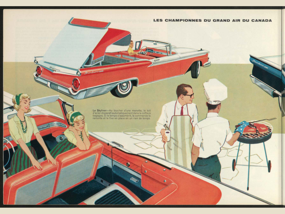 1959 Ford Vehicles Brochure Page 8 0059-0038 — 18×24 proportions