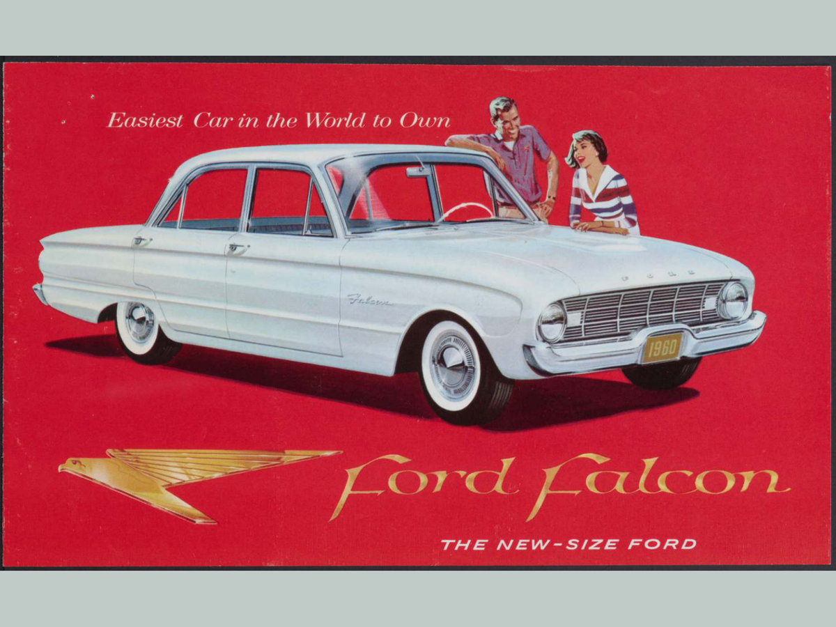1960 Ford Falcon Brochure Page 1 0060-0000 — 18×24 proportions