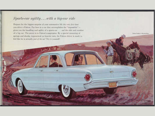 1960 Ford Falcon Brochure Page 5 0060-0013 — 18×24 proportions