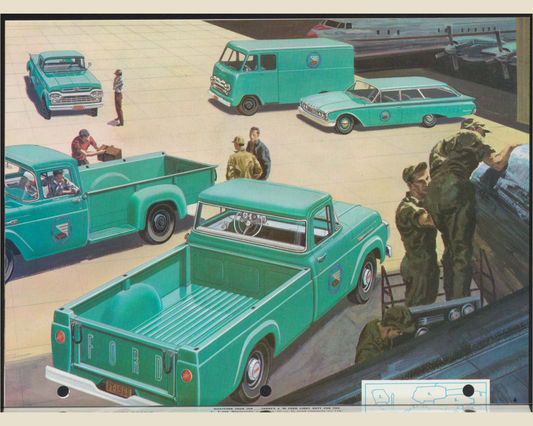 1960 Ford Light Duty Trucks F Series Brochure Page 4 0060-0018 — 16×20 proportions