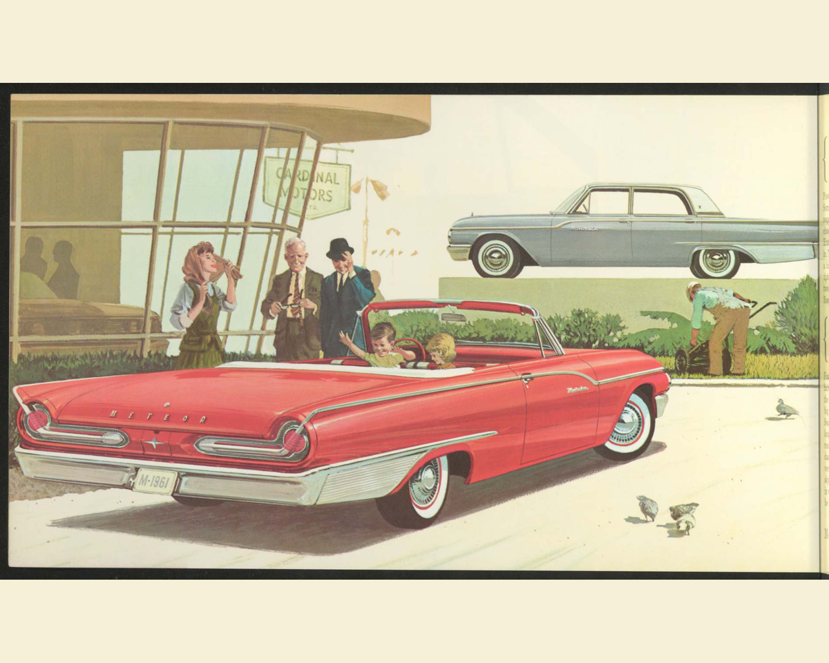 1961 Meteor Vehicles Brochure Page 4 0061-0004 — 16×20 proportions