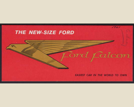 1961 Ford Falcon Brochure Page 1 0061-0014 — 16×20 proportions