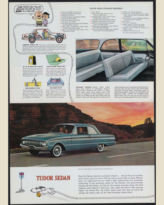 1961 Ford Falcon Brochure Page 3 0061-0016 — 16×20 proportions