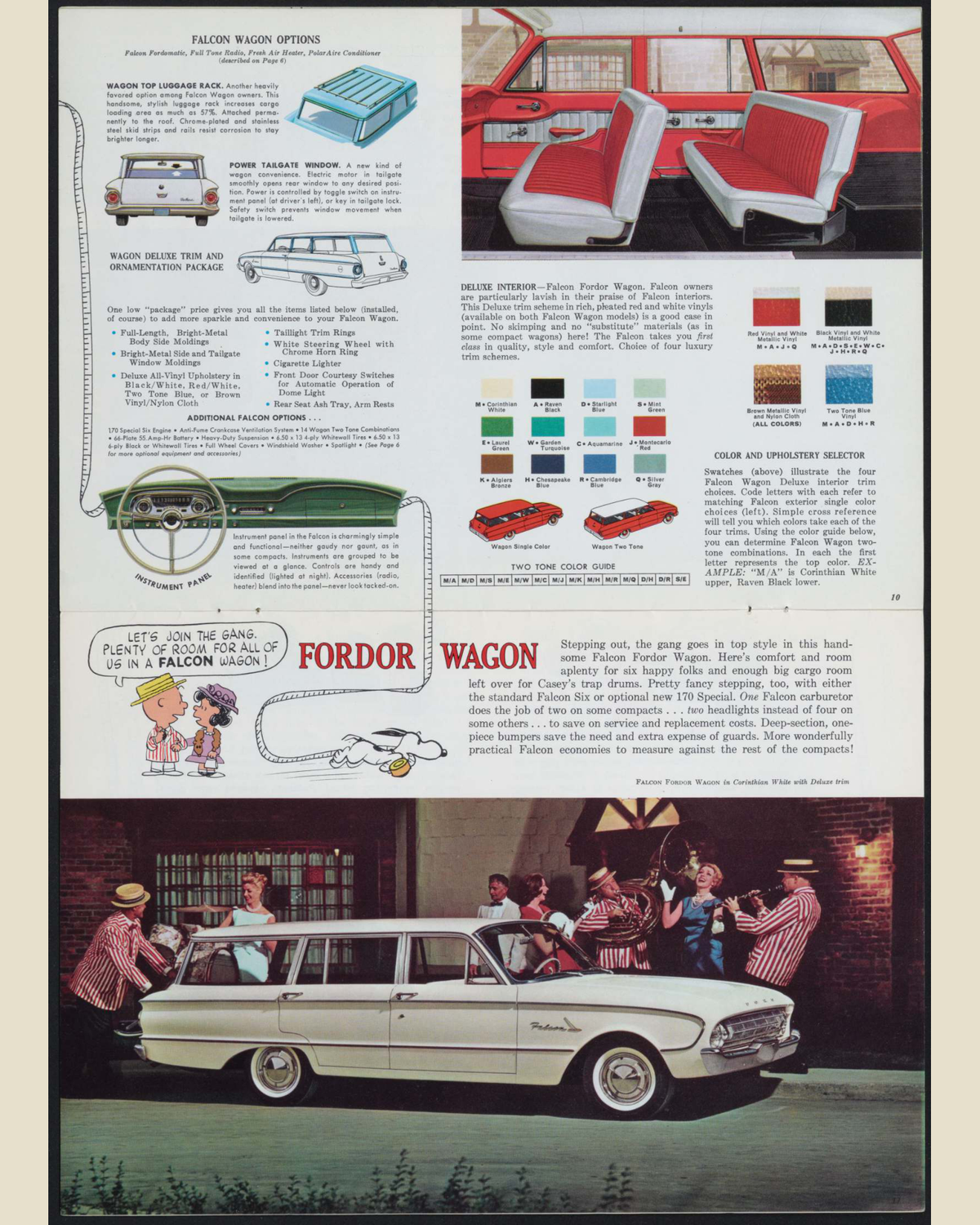1961 Ford Falcon Brochure Page 6 0061-0019 — 16×20 proportions