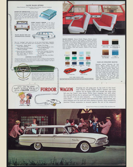 1961 Ford Falcon Brochure Page 6 0061-0019 — 16×20 proportions