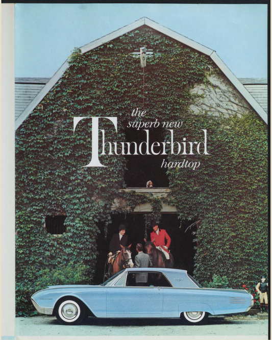 1961 Ford Thunderbird Brochure Page 4 0061-0024 — 16×20 proportions
