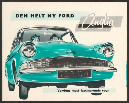 1961 ford anglia 105e Brochure Page 1 0061-0031 — 16×20 proportions