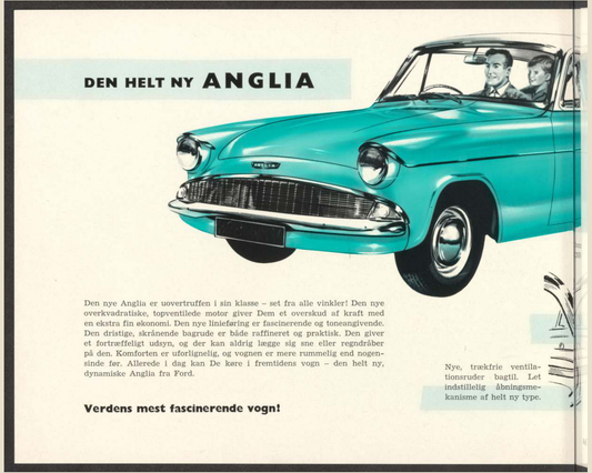 1961 ford anglia 105e Brochure Page 3 0061-0033 — 16×20 proportions