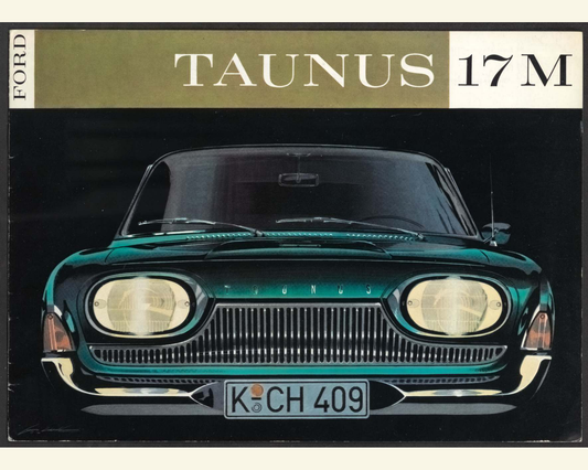 1962 Ford Taunus 17M P3 Brochure Page 1 0062-0000 — 16×20 proportions