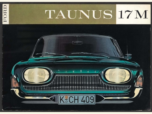 1962 Ford Taunus 17M P3 Brochure Page 1 0062-0000 — 18×24 proportions