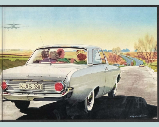 1962 Ford Taunus 17M P3 Brochure Page 9 0062-0001 — 16×20 proportions